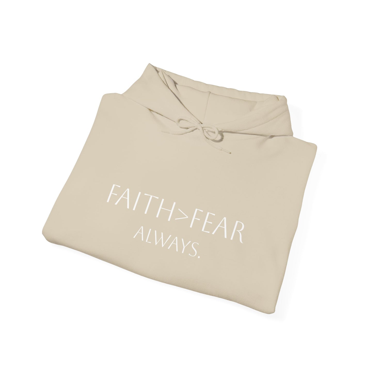 Faith Over Fear Unisex Heavy Blend Hoodie - Inspirational Sweatshirt