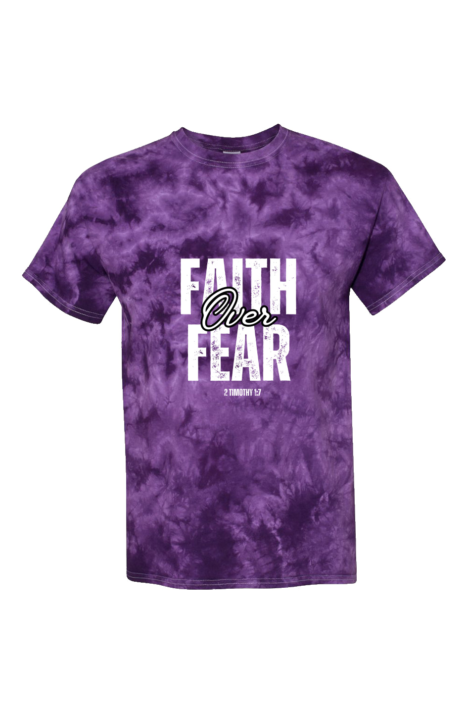 Faith Over Fear Crystal Wash T-Shirt